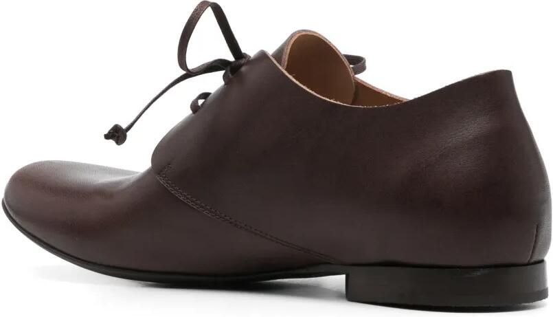 Uma Wang Leren Oxford schoenen Bruin - Foto 3