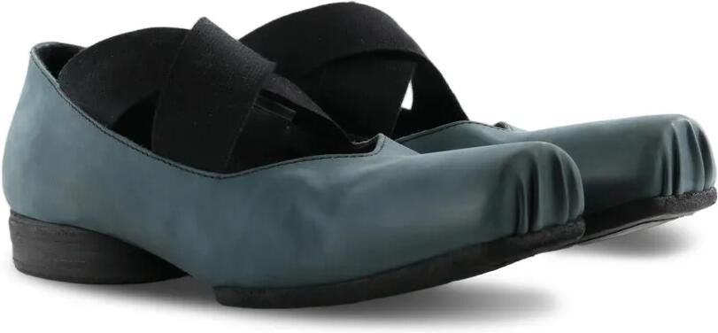Uma Wang Platte pumps met gekruiste bandjes Blauw - Foto 3