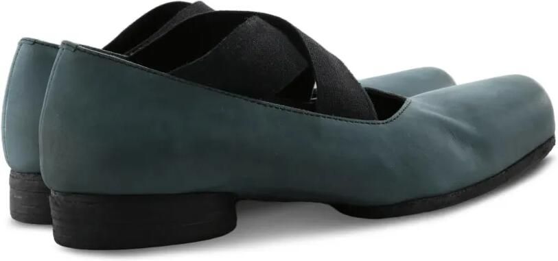 Uma Wang Platte pumps met gekruiste bandjes Blauw - Foto 2