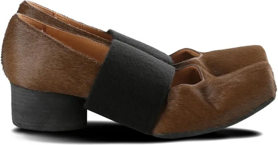 Uma Wang Pumps met elastische band Bruin