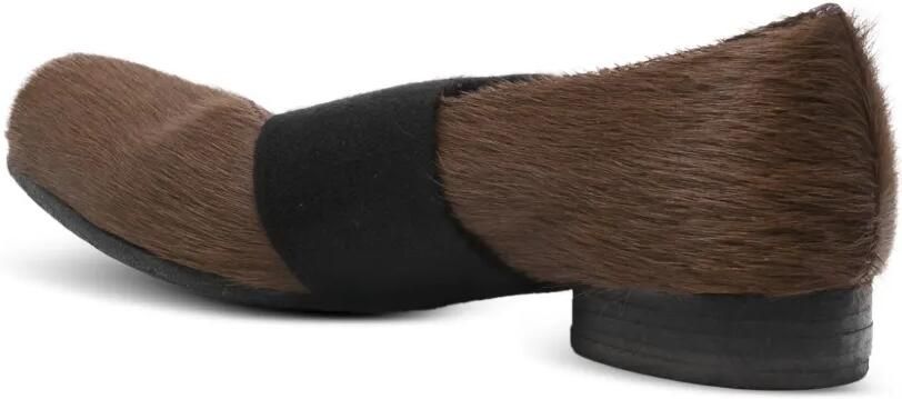 Uma Wang Pumps met kalfshaar bandje Bruin - Foto 2