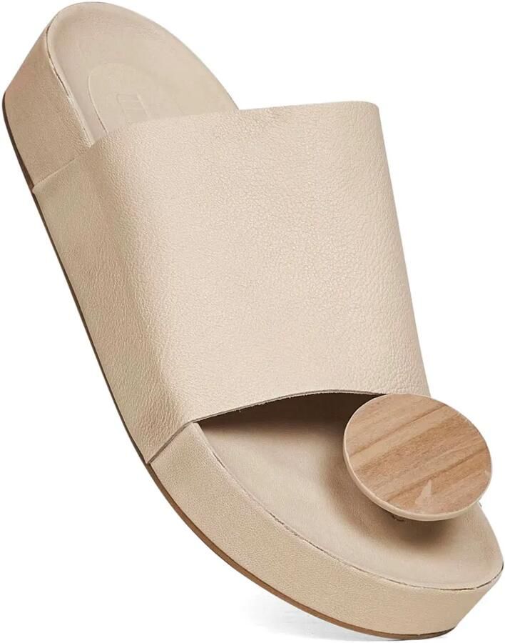 Uma Wang Sandalen met rond detail Beige - Foto 2