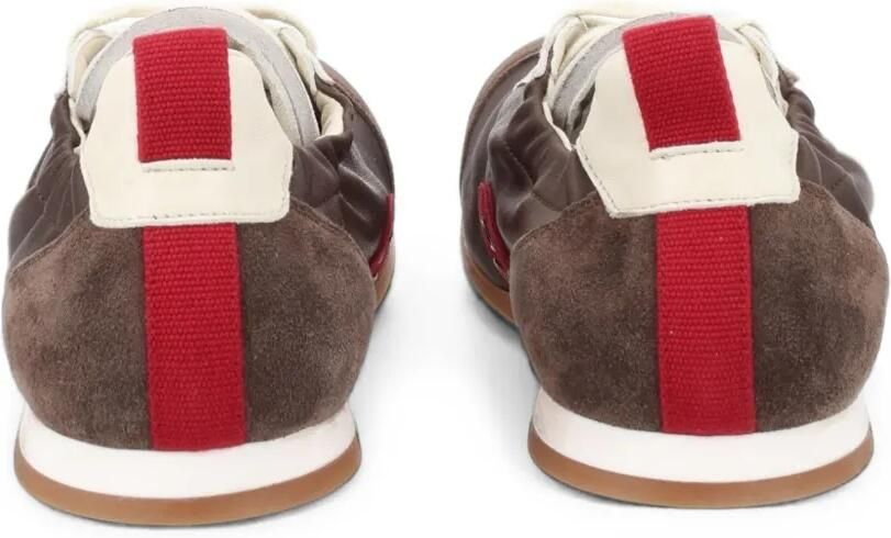 Uma Wang Sneakers met suède vlak Bruin - Foto 2