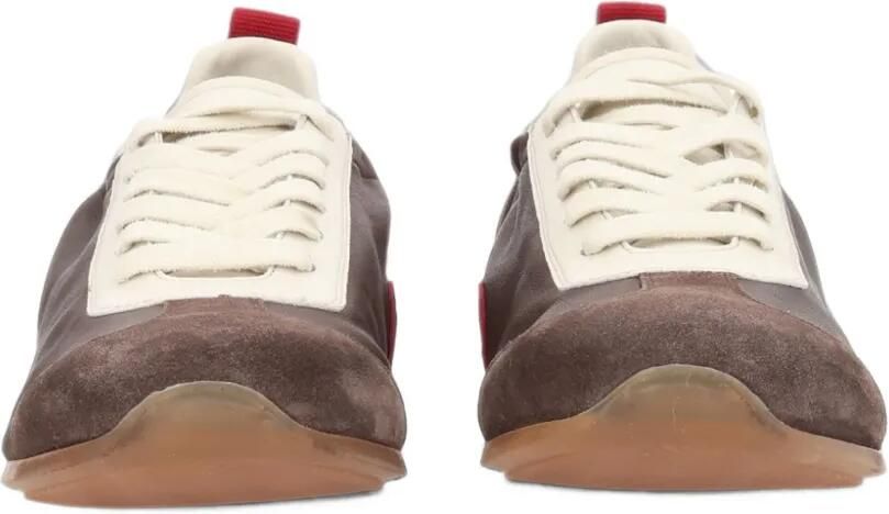 Uma Wang Sneakers met suède vlak Bruin - Foto 3