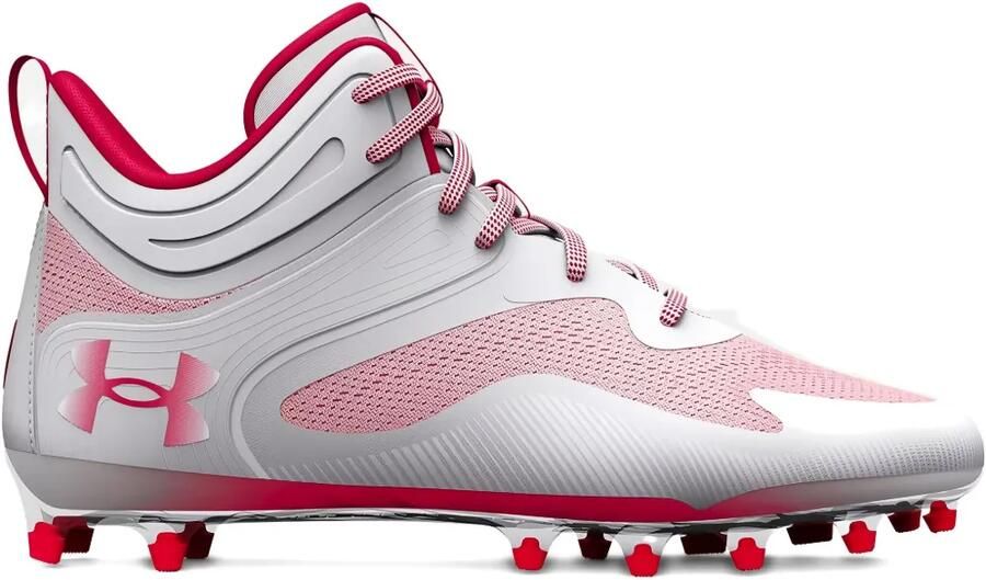 Under Armour Command Mc Mid "White Red" sneakers Wit