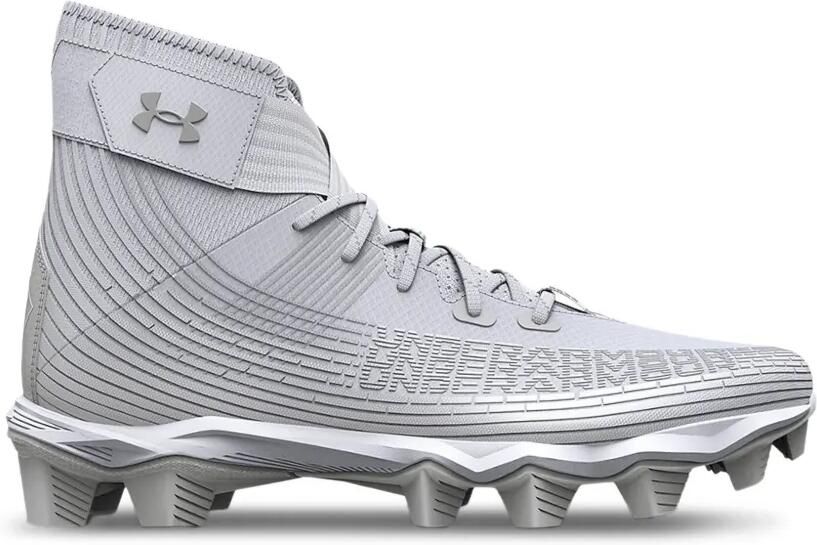 Under Armour Kids Highlight Franchise "White Metallic Silver" sneakers Grijs - Foto 2