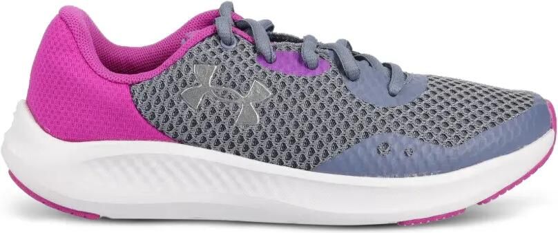 Under Armour Kids UA Charged Pursuit 3 sneakers met mesh vlakken Grijs - Foto 5