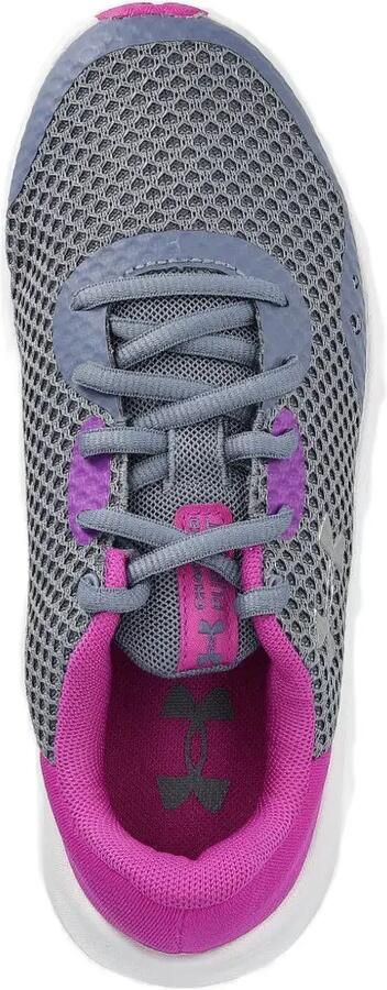 Under Armour Kids UA Charged Pursuit 3 sneakers met mesh vlakken Grijs - Foto 3