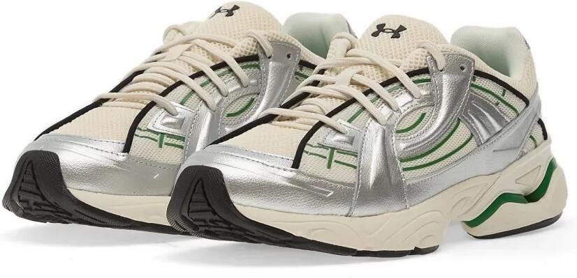 Under Armour Sola sneakers met metallic-effect en vlakken Beige - Foto 3