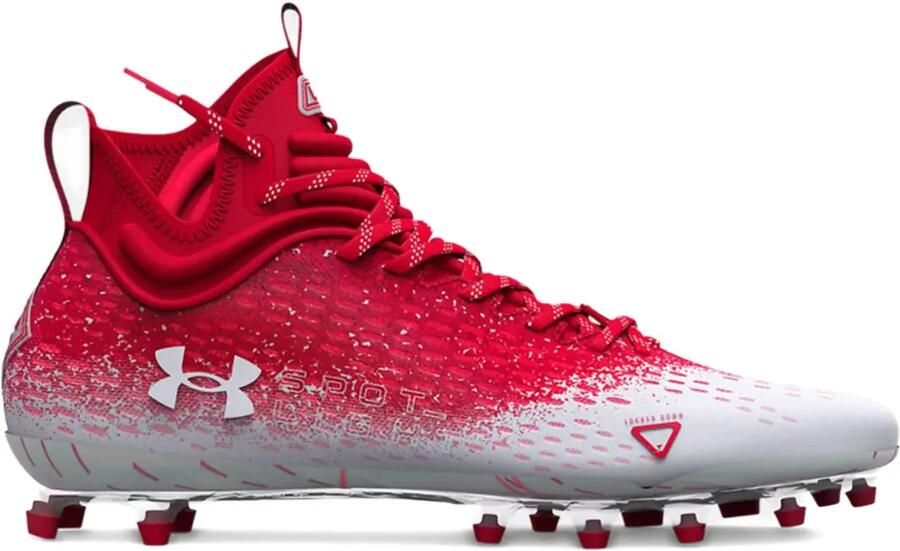 Under Armour Spotlight Lux Mc "Red White" voetbalschoenen Rood