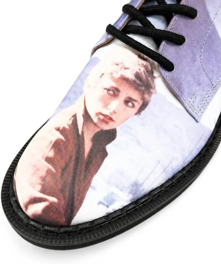 Undercover Derby veterschoenen met grafische print Paars - Foto 3