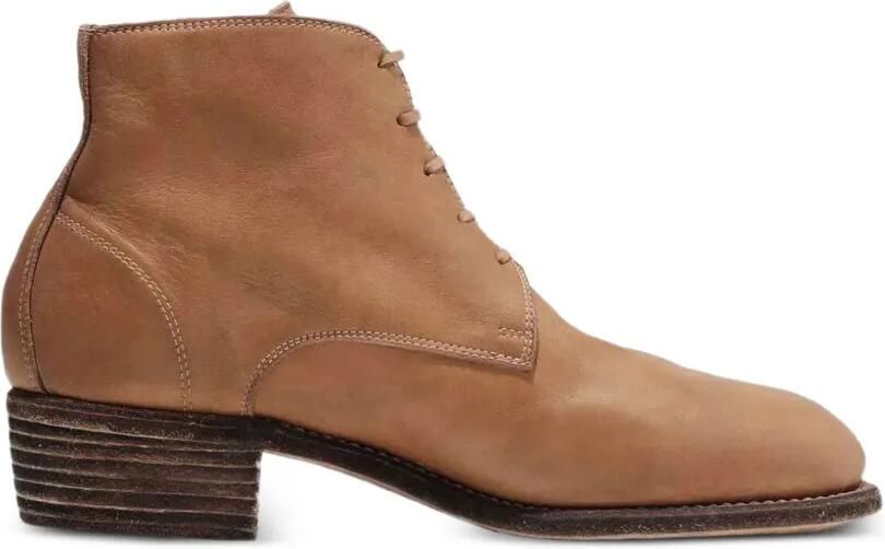 Undercover x Guidi leren desert boots Beige
