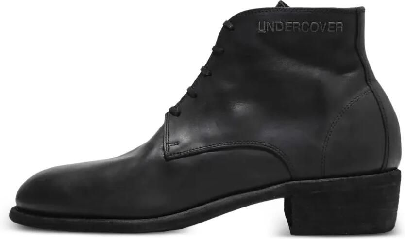 Undercover x Guidi leren desert boots Zwart