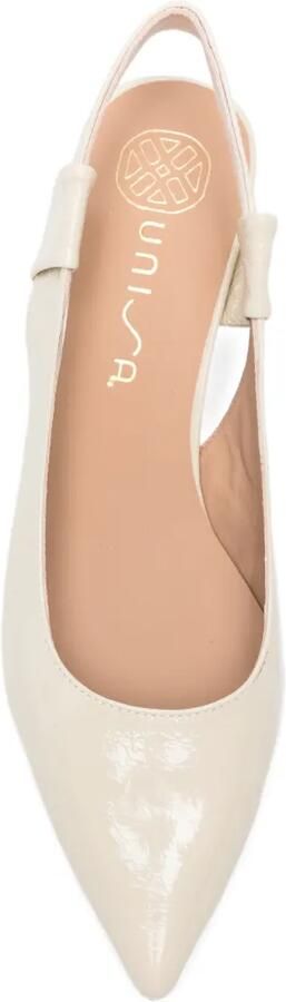 Unisa Javea slingback sandalen met puntige neus Beige - Foto 4