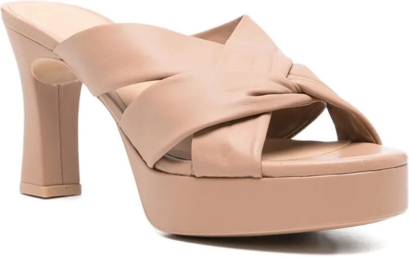 Unisa Ocan Nto sandalen met plateauzool en gekruiste bandjes Roze - Foto 2