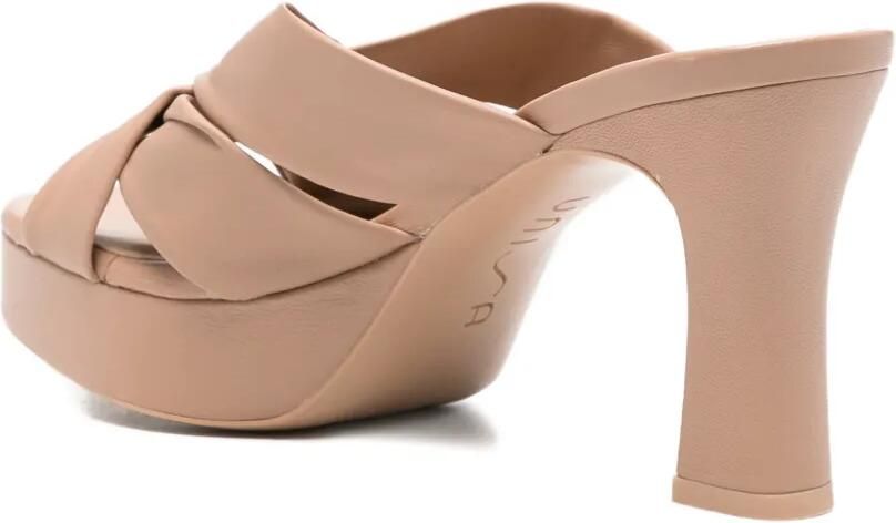 Unisa Ocan Nto sandalen met plateauzool en gekruiste bandjes Roze - Foto 3