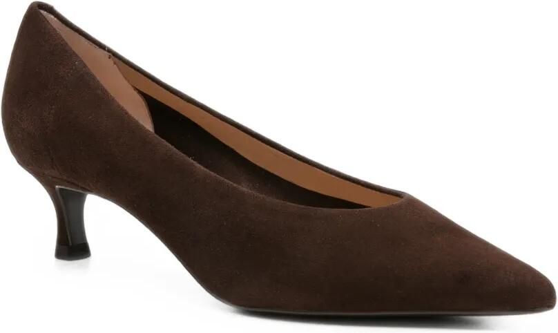 Unisa Suède pumps met puntige neus Bruin - Foto 3