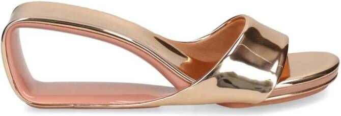 United Nude Mobius 65 metallic muiltjes Roze