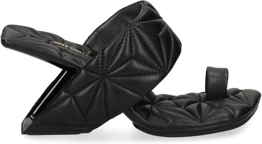 United Nude 80 mm Loop Hi Puffy muiltjes Zwart