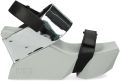 United Nude Brutt sandalen met metallic klittenband Zilver - Zilver