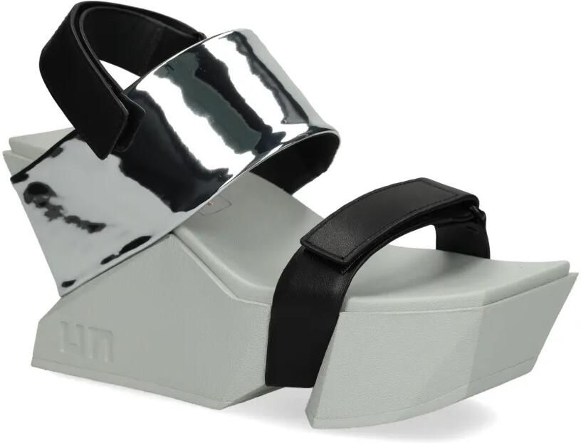 United Nude Brutt sandalen met metallic klittenband Zilver - Foto 3