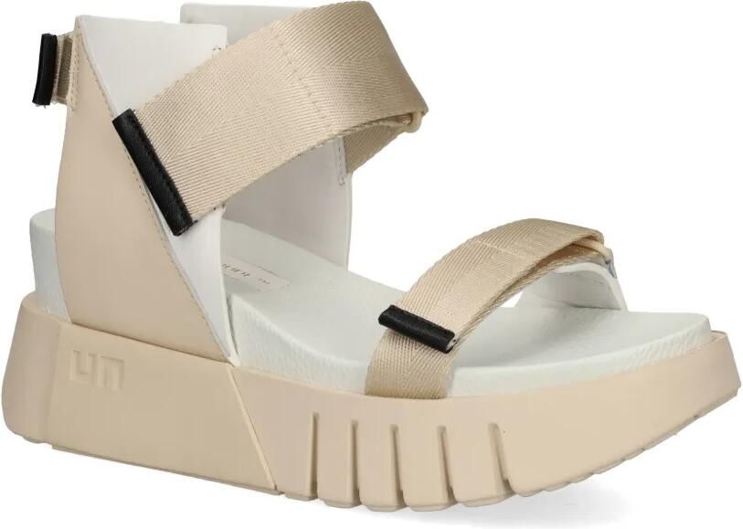 United Nude Delta Run sandalen met klittenband en plateauzool Beige - Foto 3