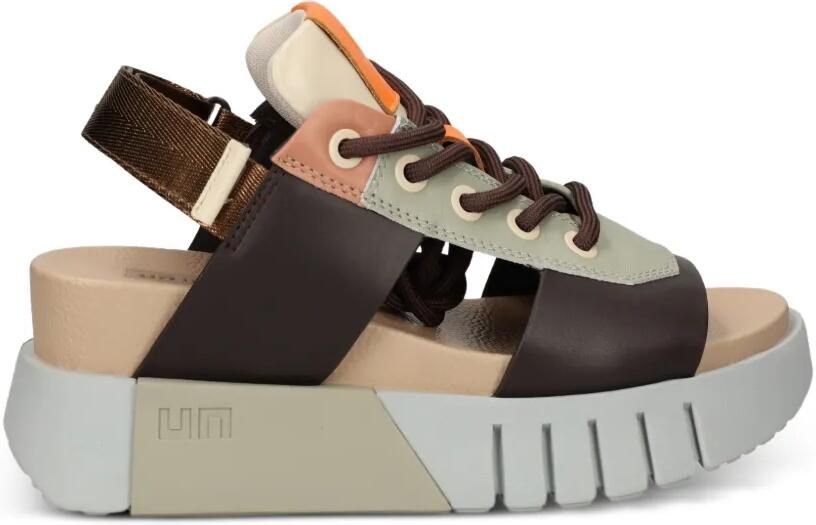 United Nude Delta Sporty II sandalen met plateauzool Bruin