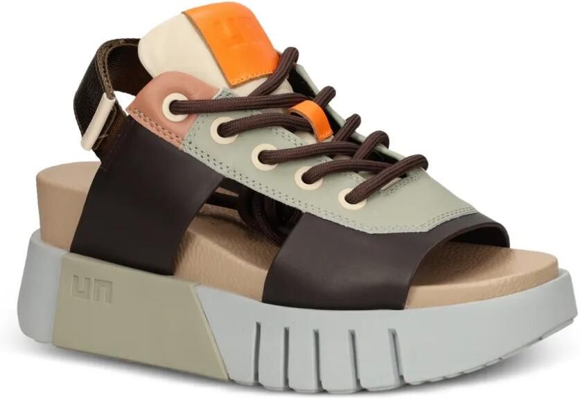 United Nude Delta Sporty II sandalen met plateauzool Bruin - Foto 3