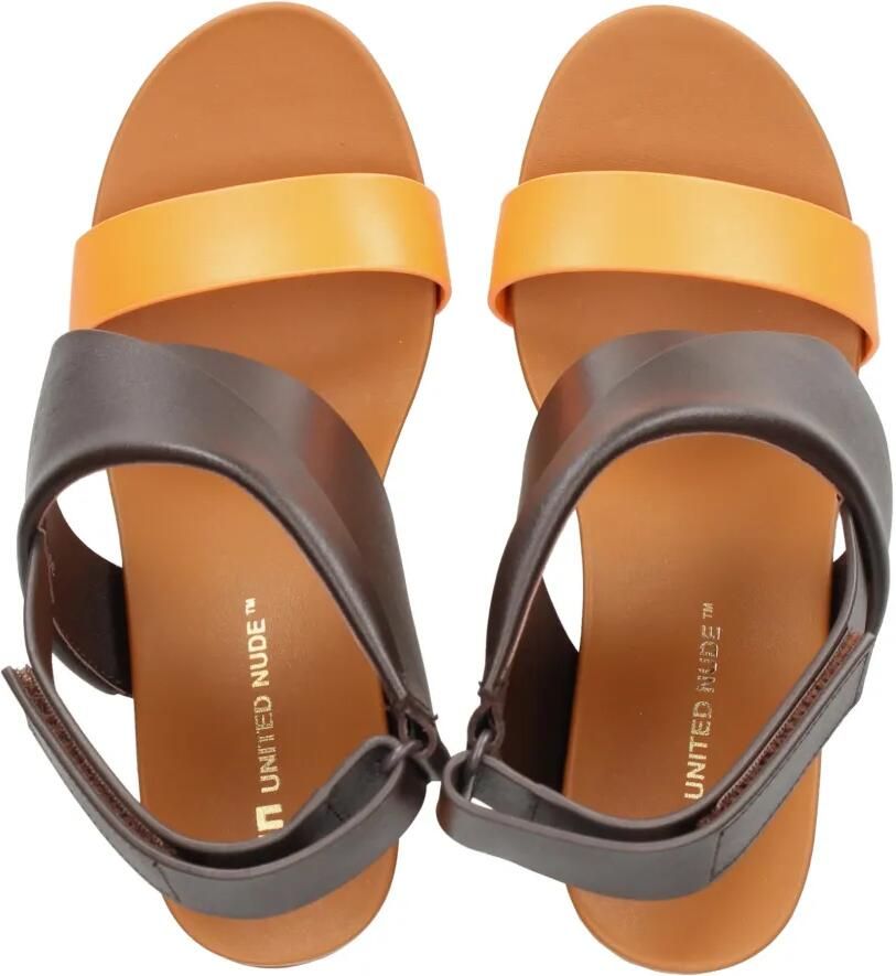 United Nude Eamz Polo sandalen met klittenband Bruin - Foto 2