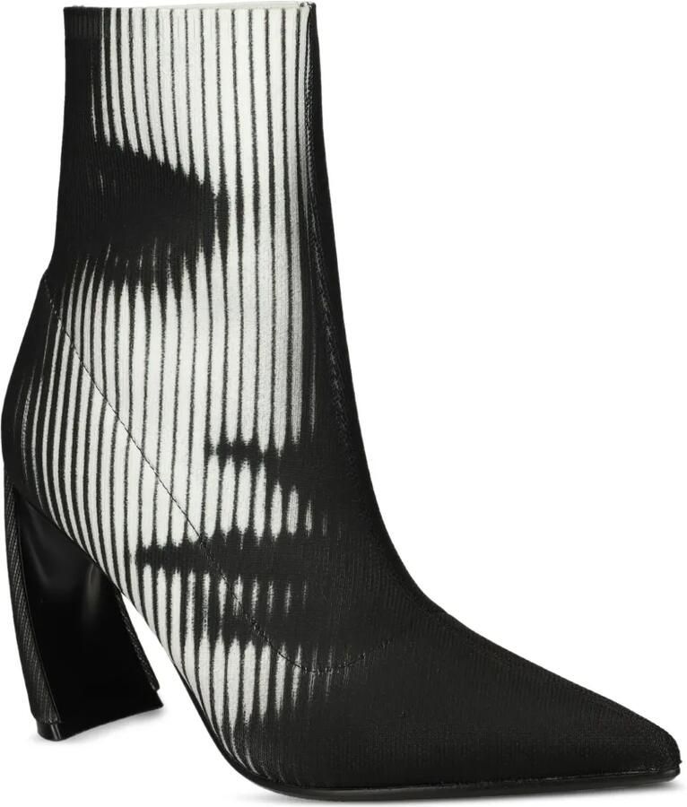United Nude Enkellaarzen met puntige neus en grafische print Zwart - Foto 2