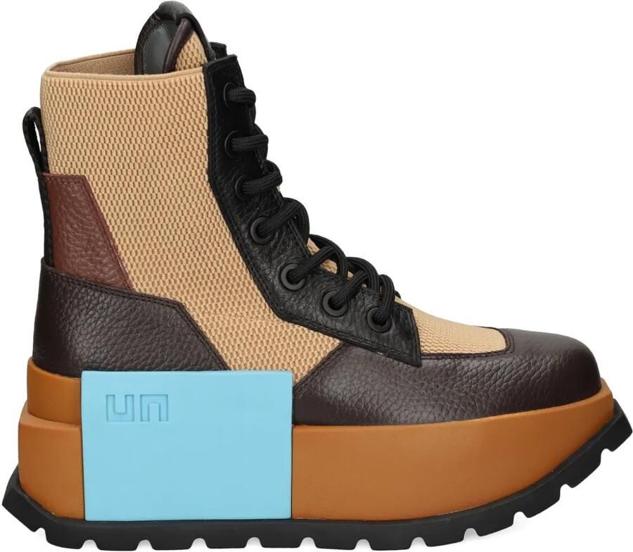 United Nude Leren enkellaarzen Bruin