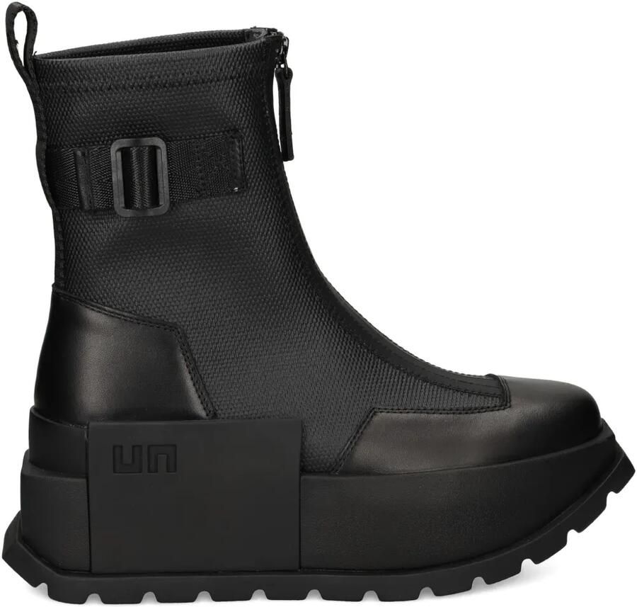 United Nude Leren enkellaarzen Zwart