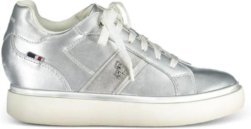 U.S. POLO ASSN. Angie metallic sneakers Zilver