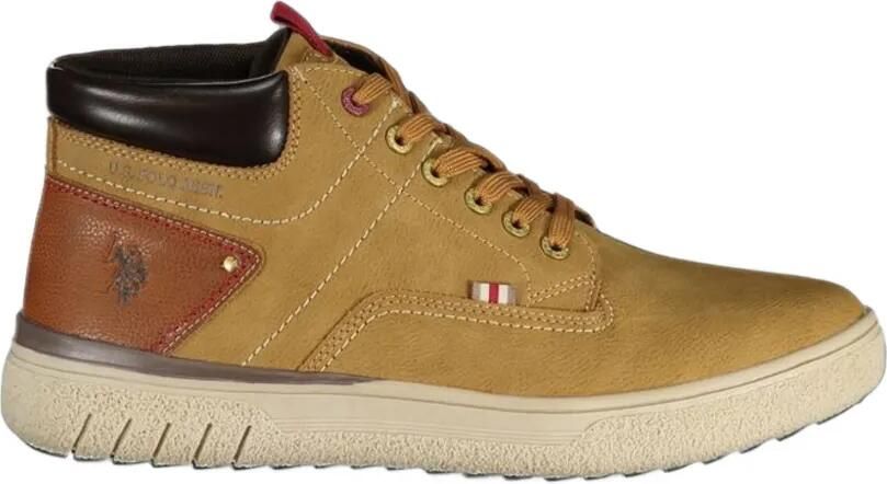 U.S. POLO ASSN. lace-up panelled boots Bruin
