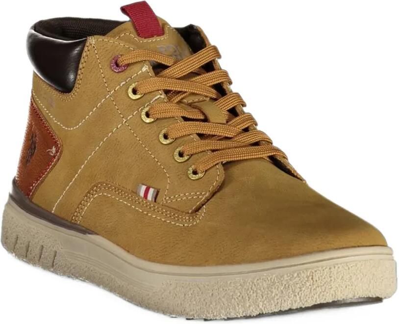 U.S. POLO ASSN. lace-up panelled boots Bruin - Foto 3