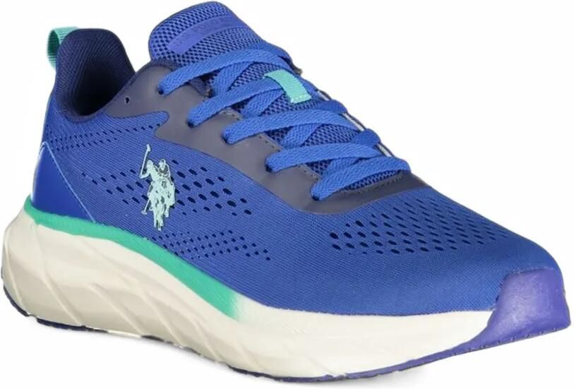 U.S. POLO ASSN. Sneakers met logodetail en vlakken Blauw - Foto 3