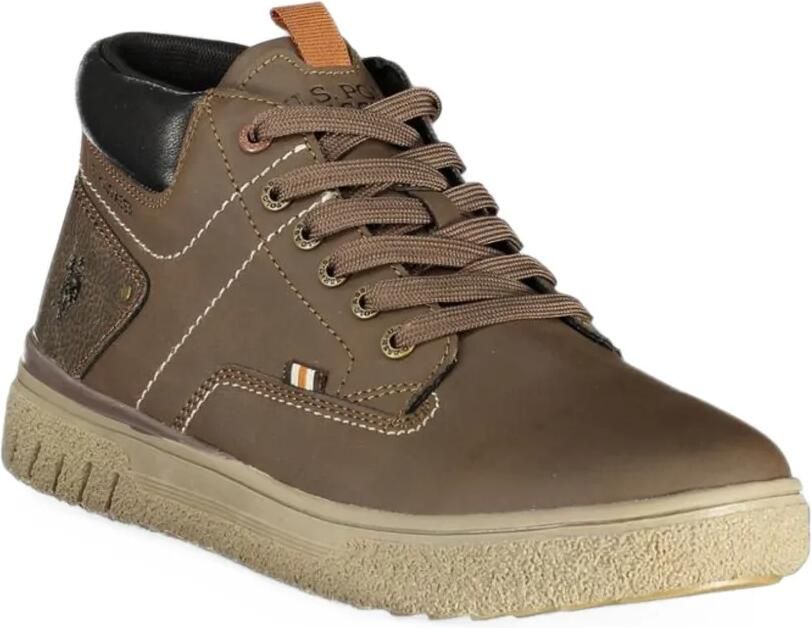 U.S. POLO ASSN. logo-embossed lace-up sneakers Bruin