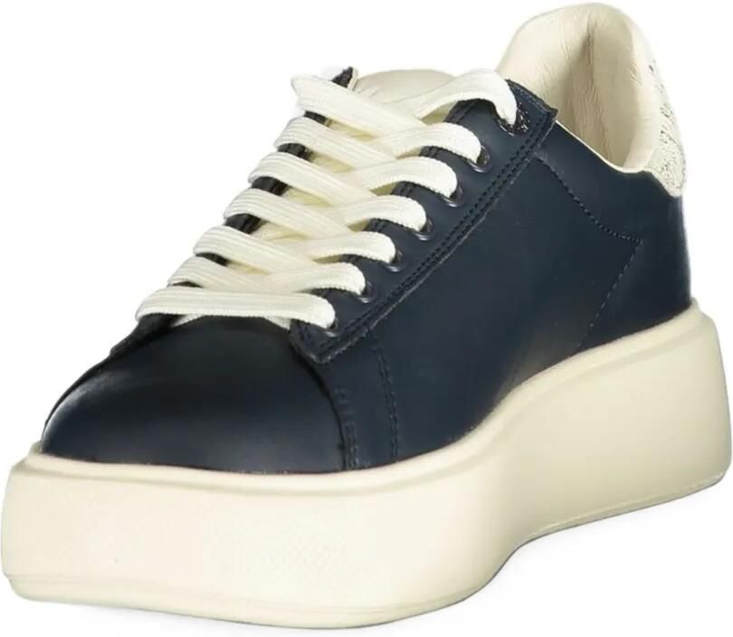 U.S. POLO ASSN. logo-embroidered chunky sneakers Blauw - Foto 2
