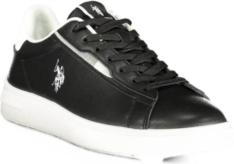 U.S. POLO ASSN. logo-embroidered low-top sneakers Zwart - Foto 3