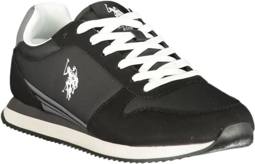 U.S. POLO ASSN. logo-embroidered low-top sneakers Zwart - Foto 3