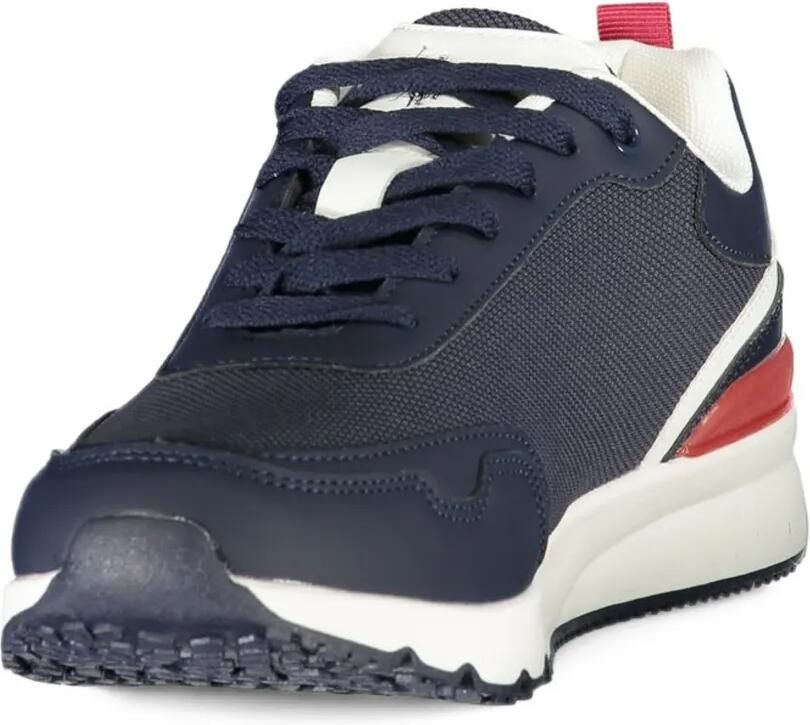 U.S. POLO ASSN. logo-embroidered mesh-panel sneakers Blauw - Foto 2