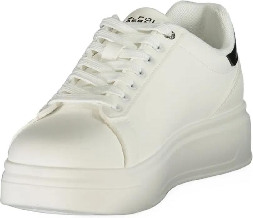 U.S. POLO ASSN. logo-embroidered platform sneakers Wit - Foto 2