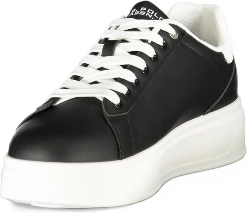 U.S. POLO ASSN. logo-embroidered platform sneakers Zwart - Foto 2