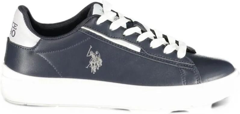 U.S. POLO ASSN. logo-embroidered sneakers Blauw