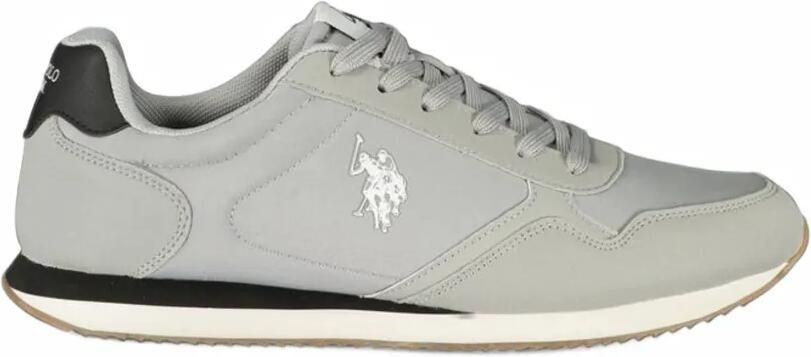 U.S. POLO ASSN. logo-embroidered sneakers Grijs