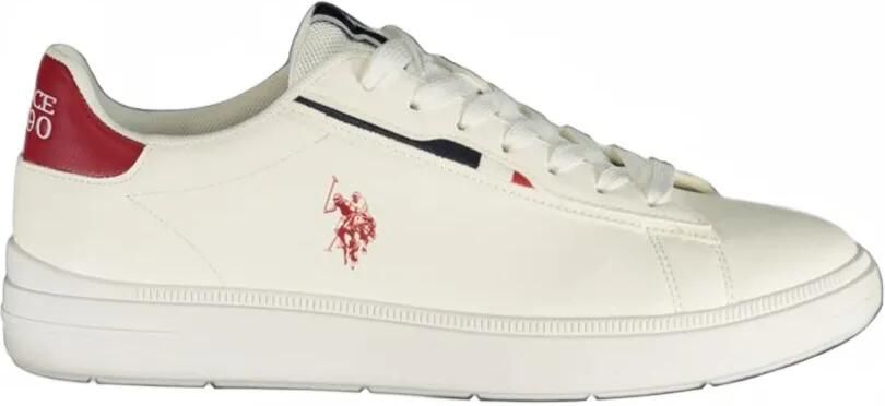 U.S. POLO ASSN. logo-embroidered sneakers Wit