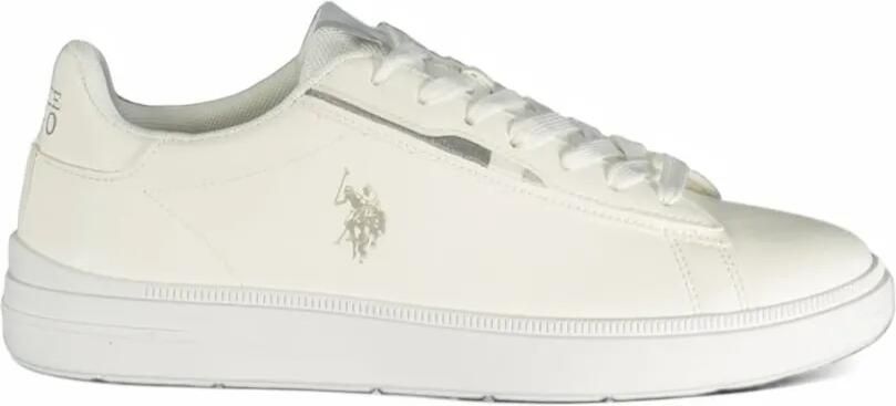 U.S. POLO ASSN. logo-embroidered sneakers Wit