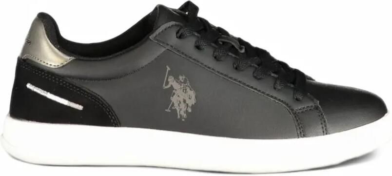 U.S. POLO ASSN. logo-embroidered sneakers Zwart