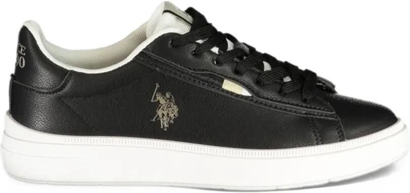 U.S. POLO ASSN. logo-embroidered sneakers Zwart
