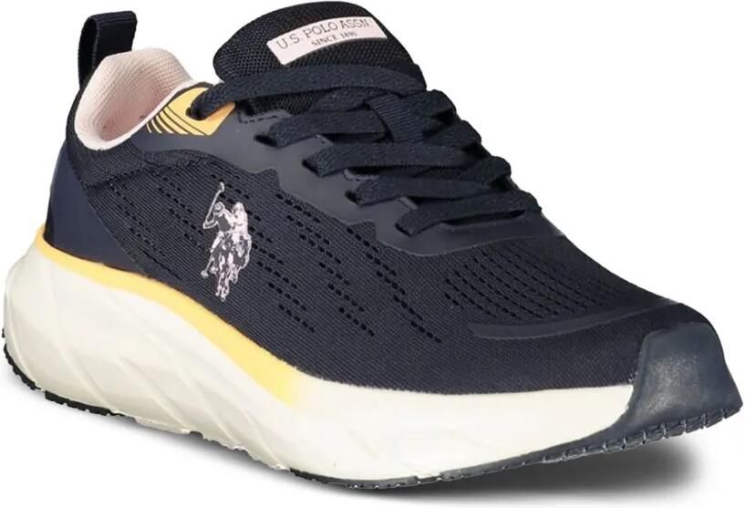 U.S. POLO ASSN. logo-patch lace-up sneakers Blauw - Foto 3